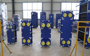 板式換熱器的整體結(jié)構(gòu)示意圖