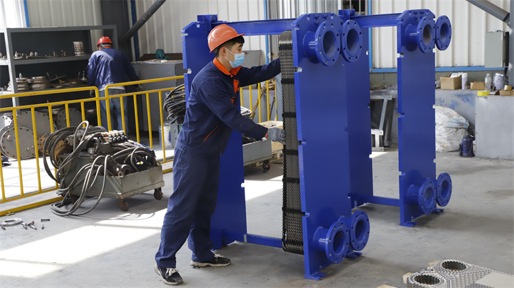 板式換熱器板片安裝 板式換熱器板片安裝